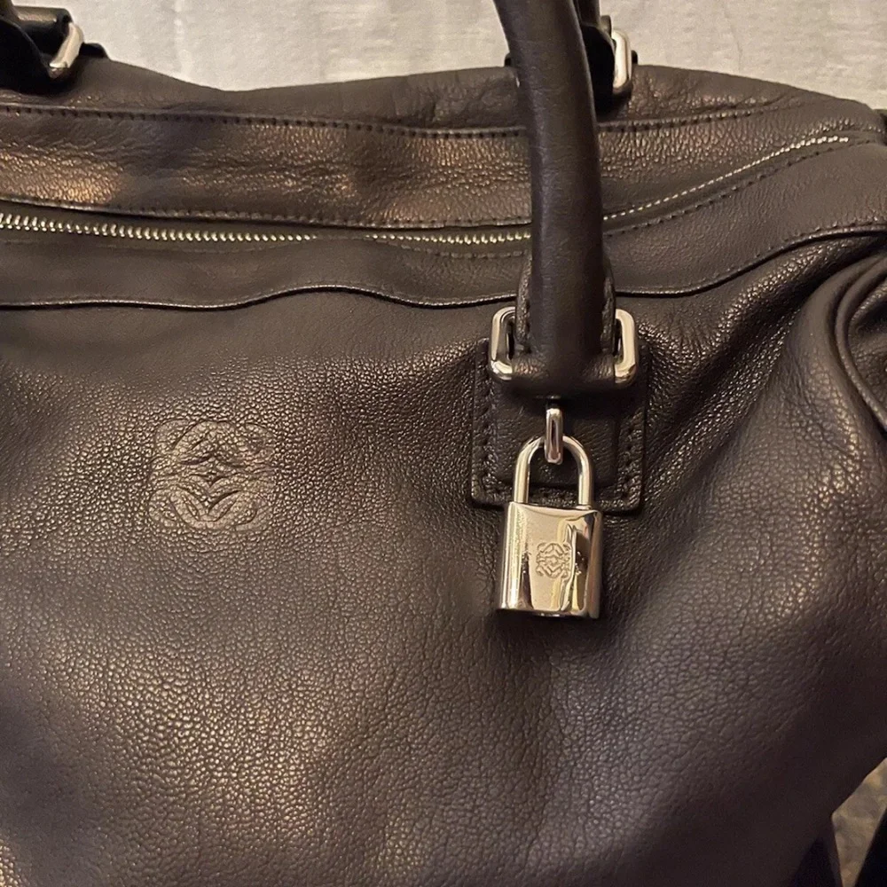 LOEWE Grain Leather Boston Bag - GREAT Condition! - Picture 5 of 13